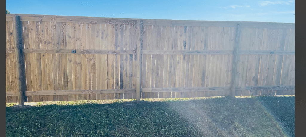 Boundary Timber Fence